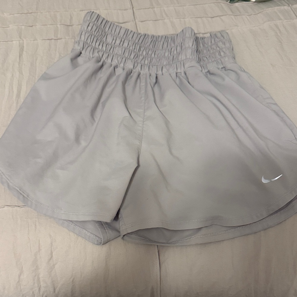 Nike Women's Light Gray Athletic Shorts